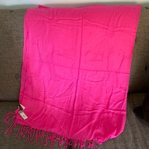 Hot Pink Oversized Scarf